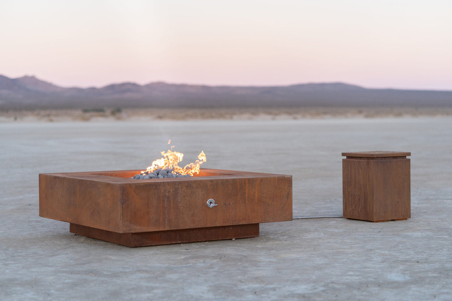 Cabo Square Fire Pit - Metal Collection - 60" – lifestyle