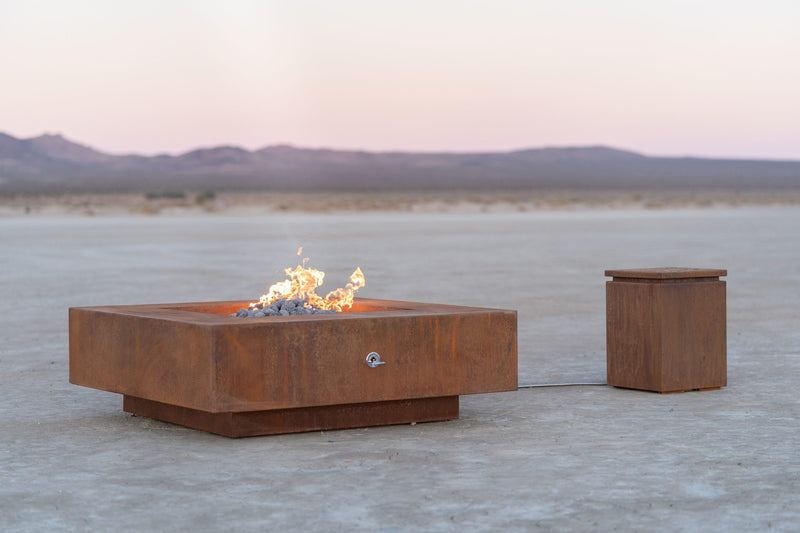 Cabo Square Fire Pit - Metal Collection - 60" – lifestyle