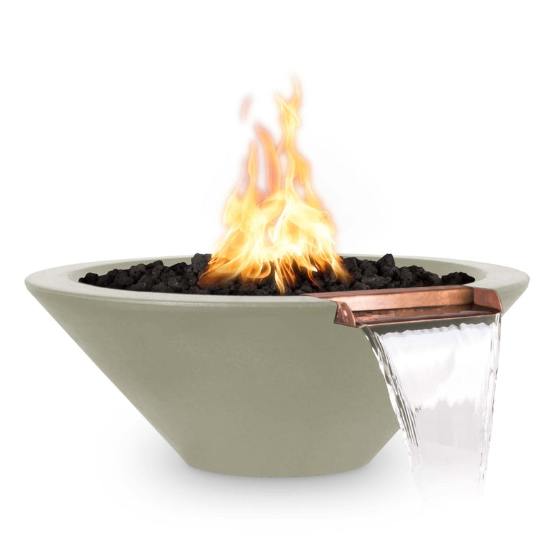 Cazo Fire & Water Bowl - GFRC Concrete - 24"