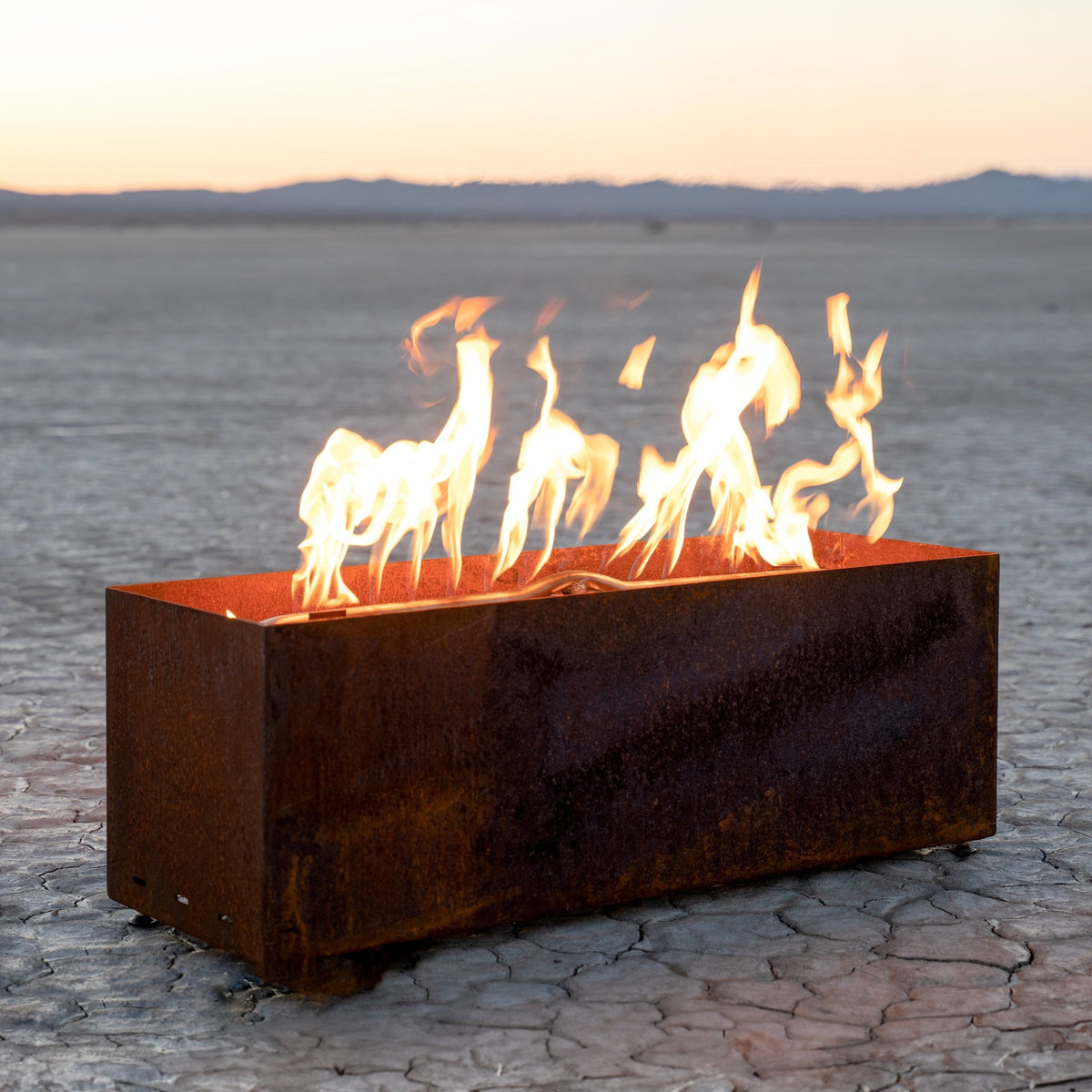 The Shuttle 36 inch corten steel outdoor fire sculpture – The Outdoor Plus