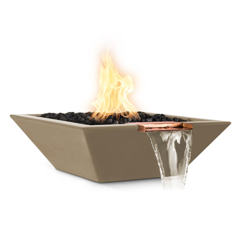 Maya Fire & Water Bowl - GFRC Concrete - 36"