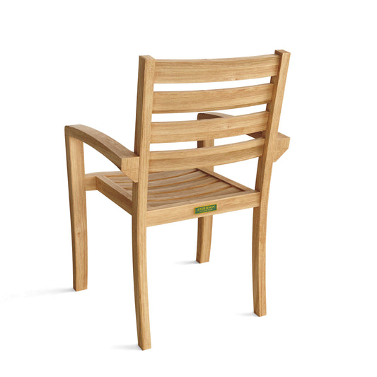 Anderson Teak Catalina Stackable Armchair Set of 4 — product image 2 of 3