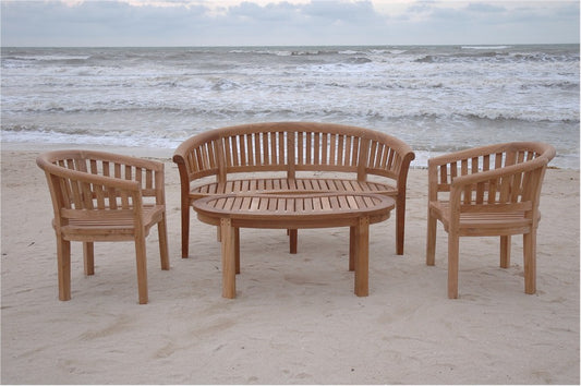 Anderson Teak Curve 4-Piece Conversation Set — product image 2 of 12