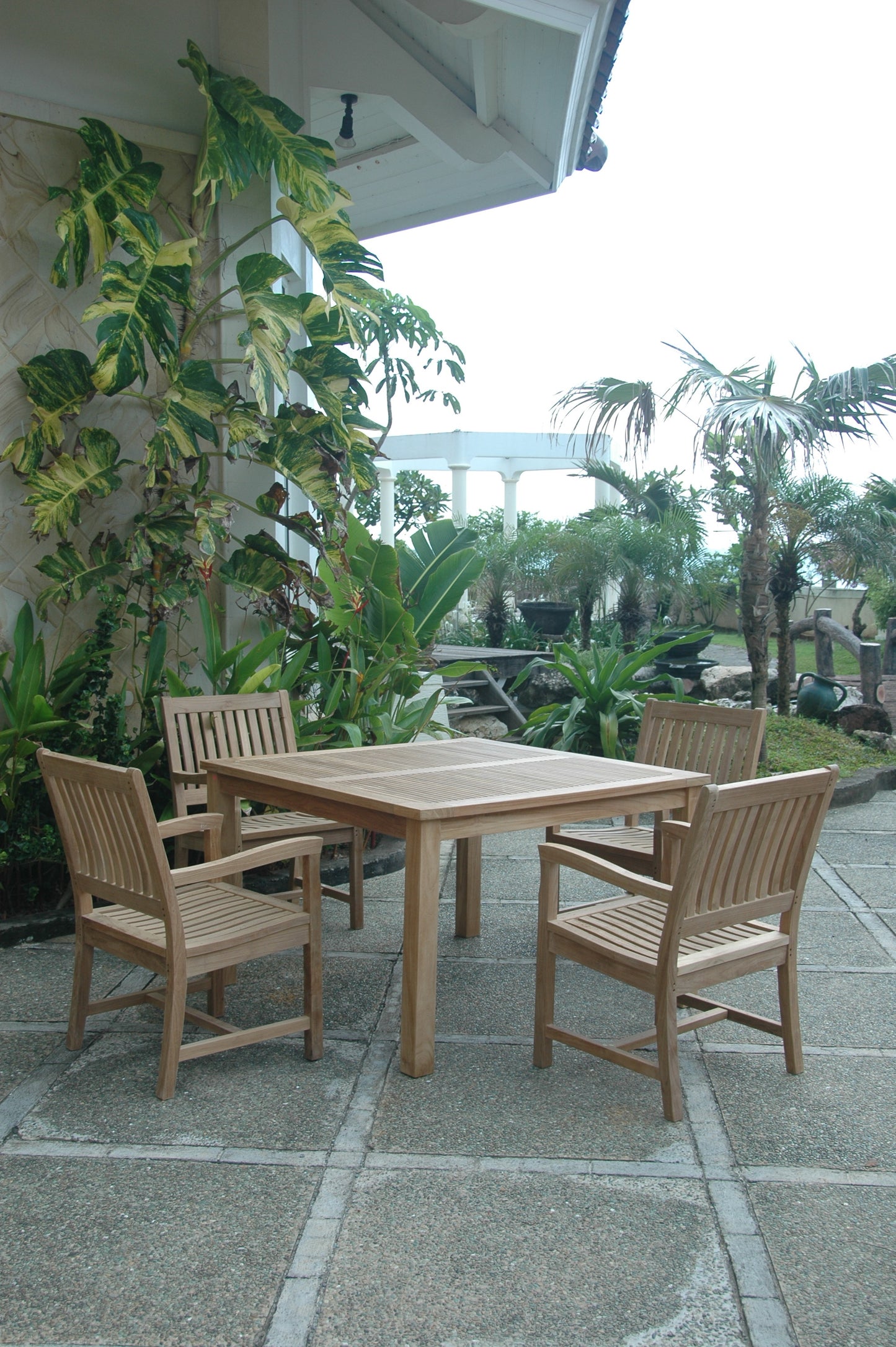 Anderson Teak Windsor Rialto Armchair 5-Piece Dining Set — product image 2 of 2