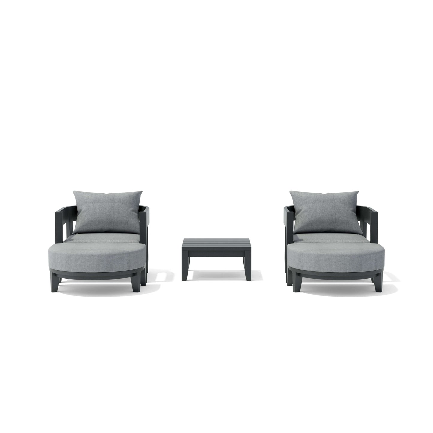 Anderson Teak Coronado 5-Piece Aluminum Deep Seating Set — SET-172-AL — product image 7 of 7