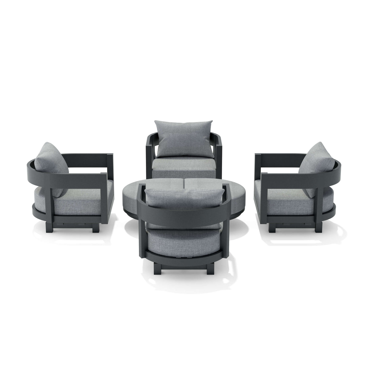 Anderson Teak Coronado 6-Piece Aluminum Deep Seating Set — SET-174-AL — product image 5 of 5