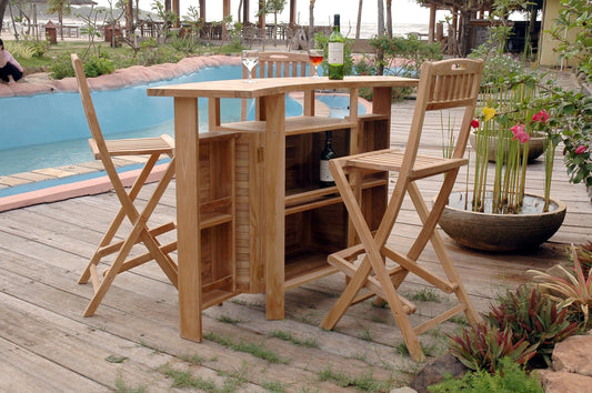 Anderson Teak Altavista 4-Piece Folding Bar Set — product image 2 of 2