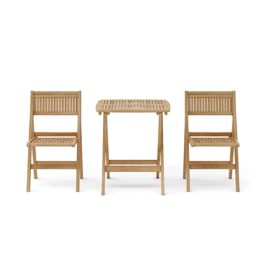 Anderson Teak Windsor 3-Piece Square Bistro Set — product image 2 of 11