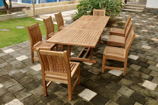 Anderson Teak Bahama Sahara 9-Piece 10-Foot Rectangular Dining Set — product image 2 of 9