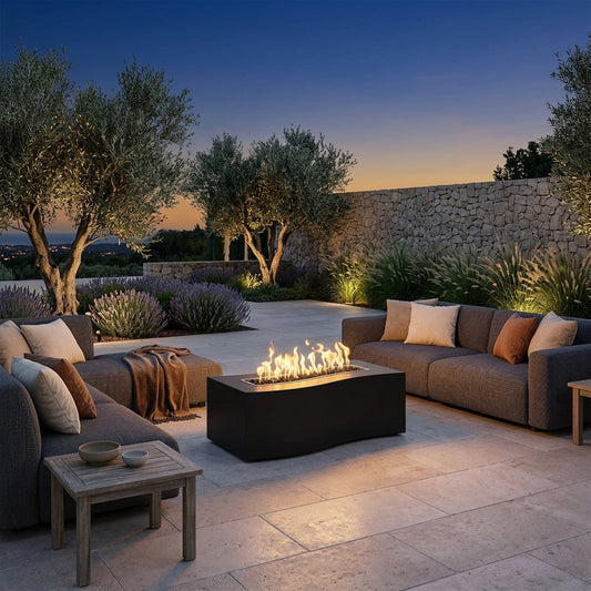 Billow Fire Pit - Powder Coated - 72" – lifestyle | Lifestyle