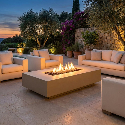 Cabo Linear Fire Pit - GFRC Concrete - 66"
