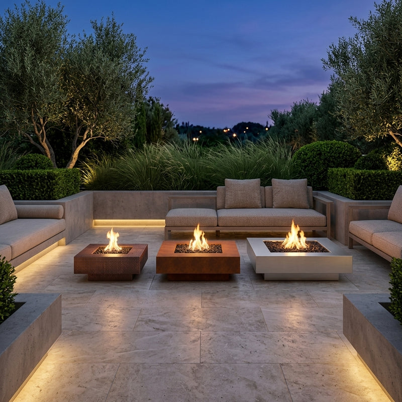 Cabo Square Fire Pit - Metal Collection - 60"