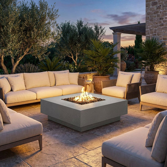 Cabo Square Fire Pit - Powder Coat - 48"