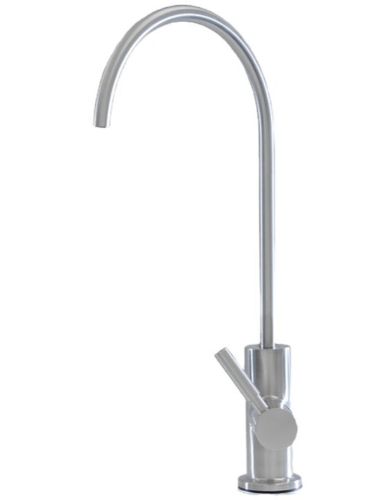 Cameo CFF-300SS round spout drinking water filter faucet, brushed stainless steel