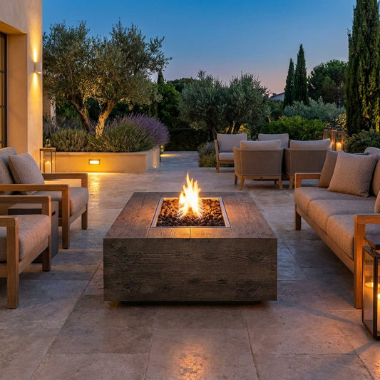 Coronado Fire Pit - GFRC Wood Grain - 60"