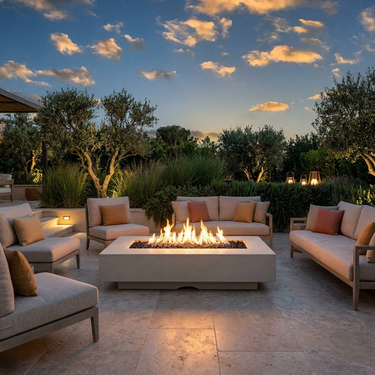 Del Mar Fire Pit - GFRC Concrete - 84"