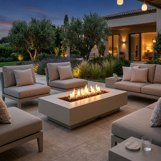 Del Mar Fire Pit - GFRC Concrete - 84"