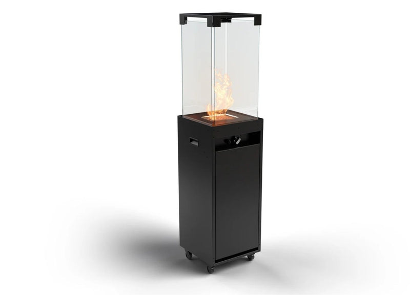 Freestanding Propane Outdoor Gas Fireplace – 360° Flame | Planika Faro | 27,300 BTU | Product Photo