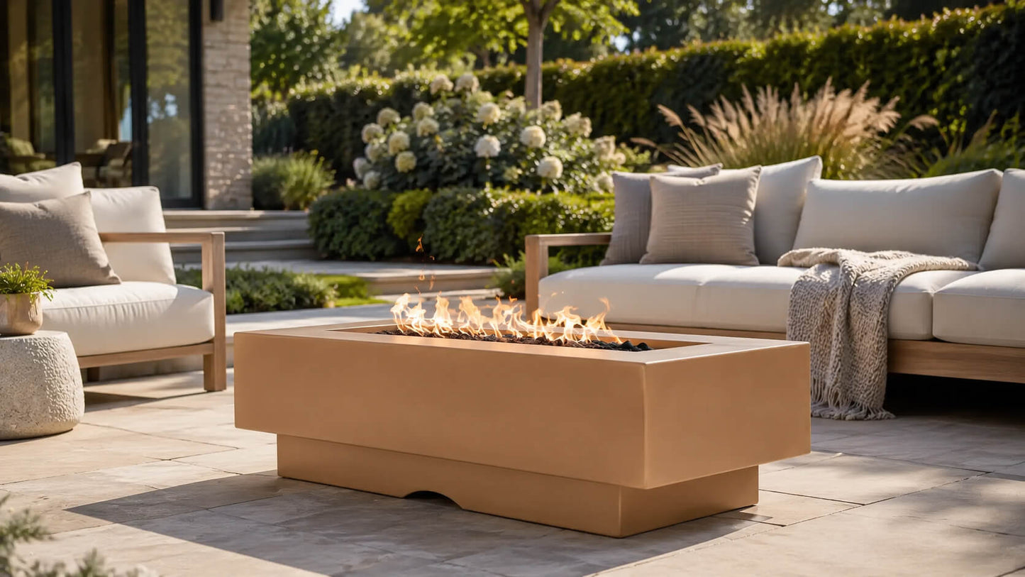 Del Mar Fire Pit - GFRC Concrete - 60"