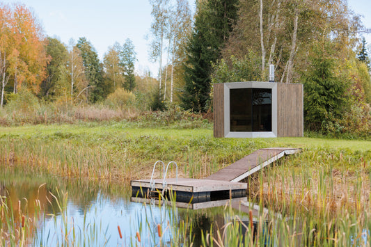Genevas Zermatt modular outdoor sauna view 2