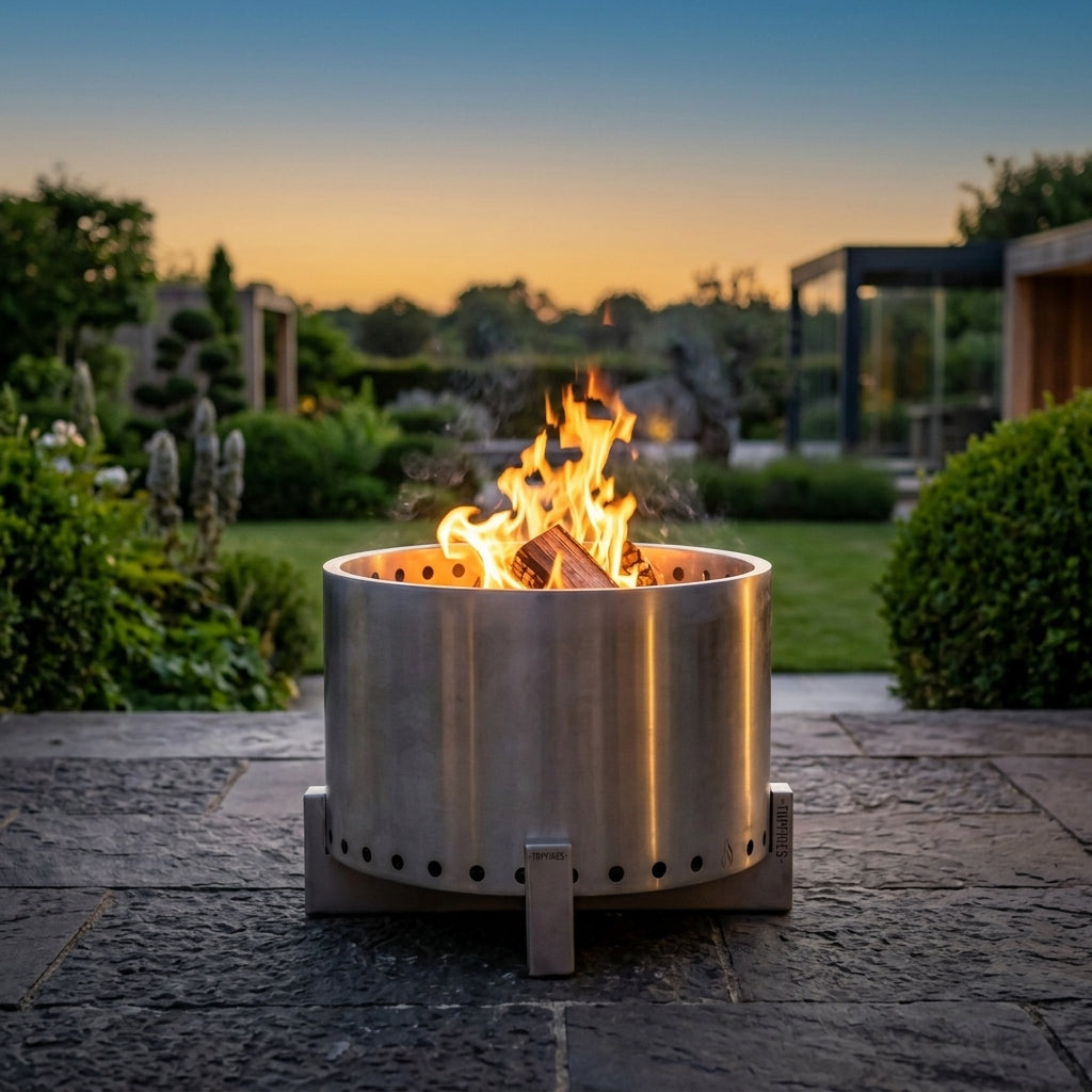 Gravity Smokeless Fire Pit - Stainless Steel - 20"