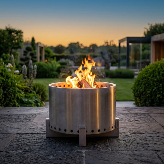 Gravity Smokeless Fire Pit - Stainless Steel - 20"