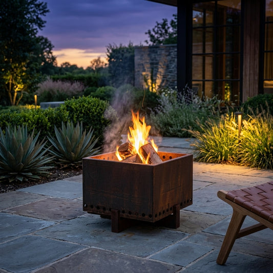 Helix Smokeless Fire Pit - Corten Steel - 22"