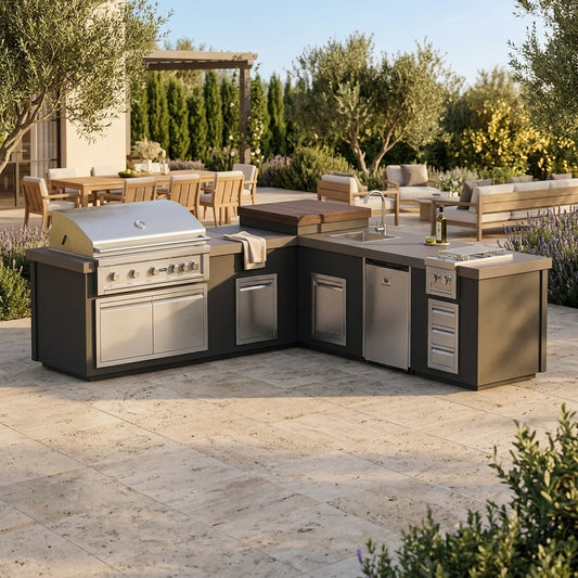 Maestro 112L B - BBQ Island – lifestyle | Lifestyle