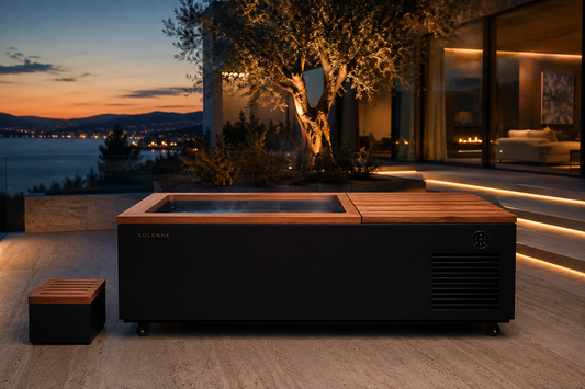 SOLENNE Privé stainless steel and cedar cold plunge – image 2