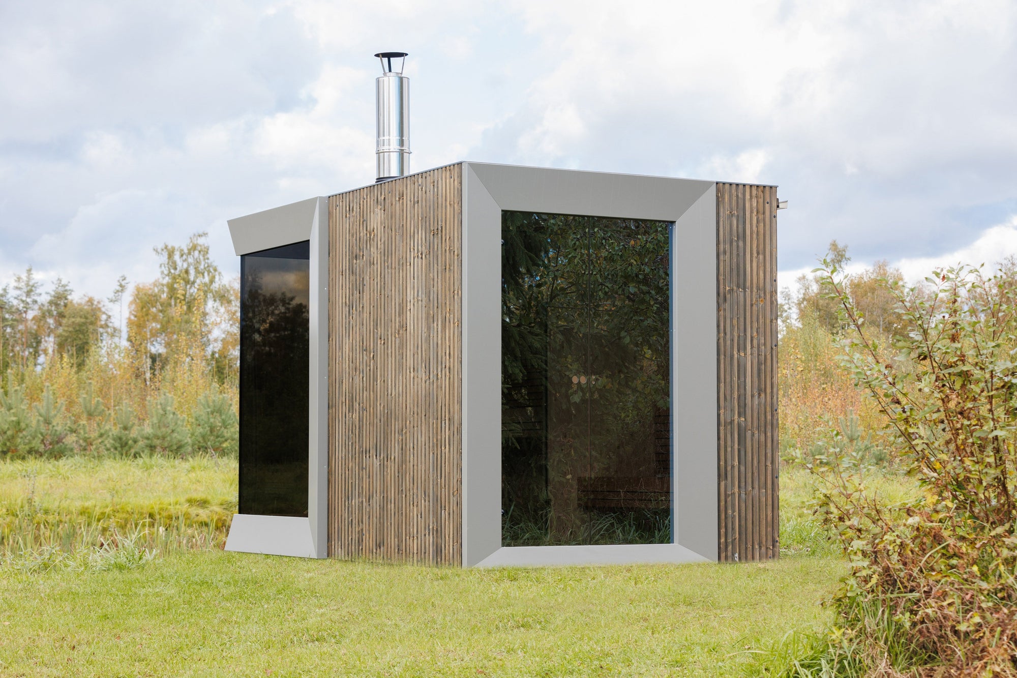 Genevas Zermatt modular outdoor sauna view 3
