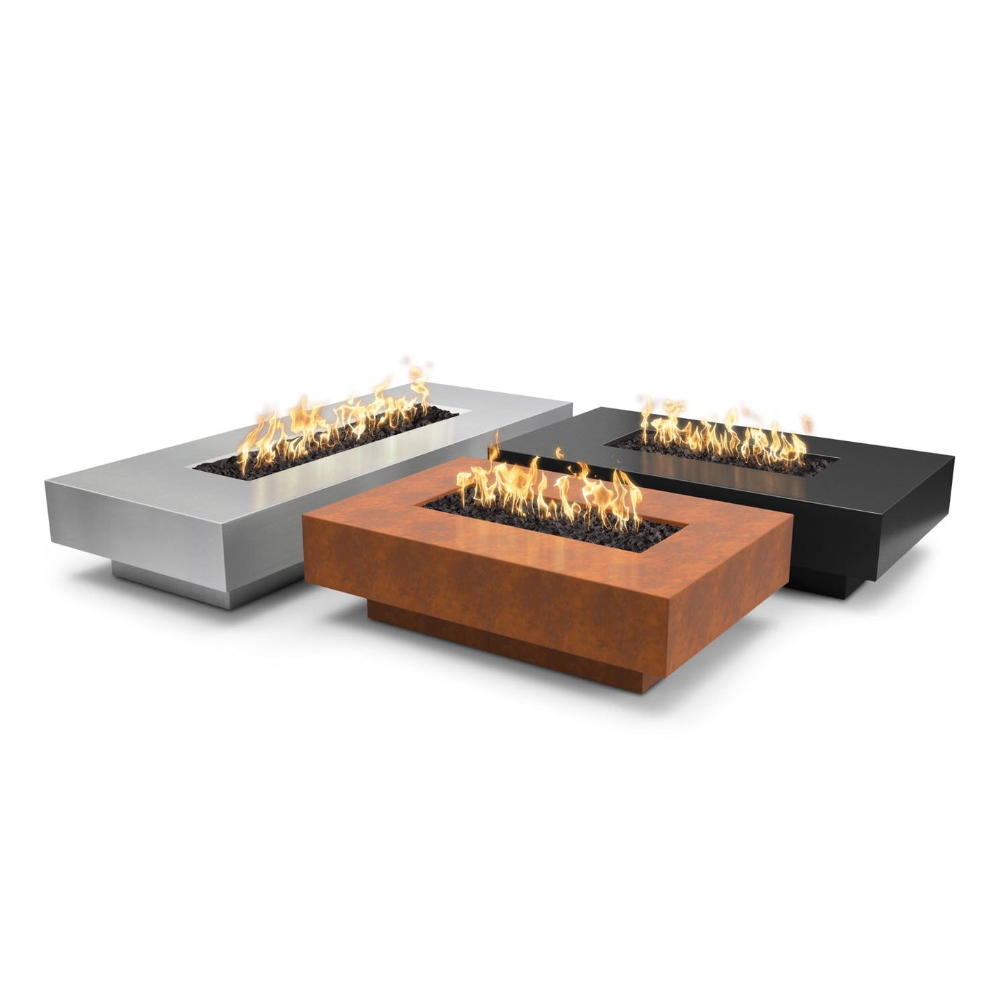 Cabo Linear Fire Pit - Metal Collection - 56"