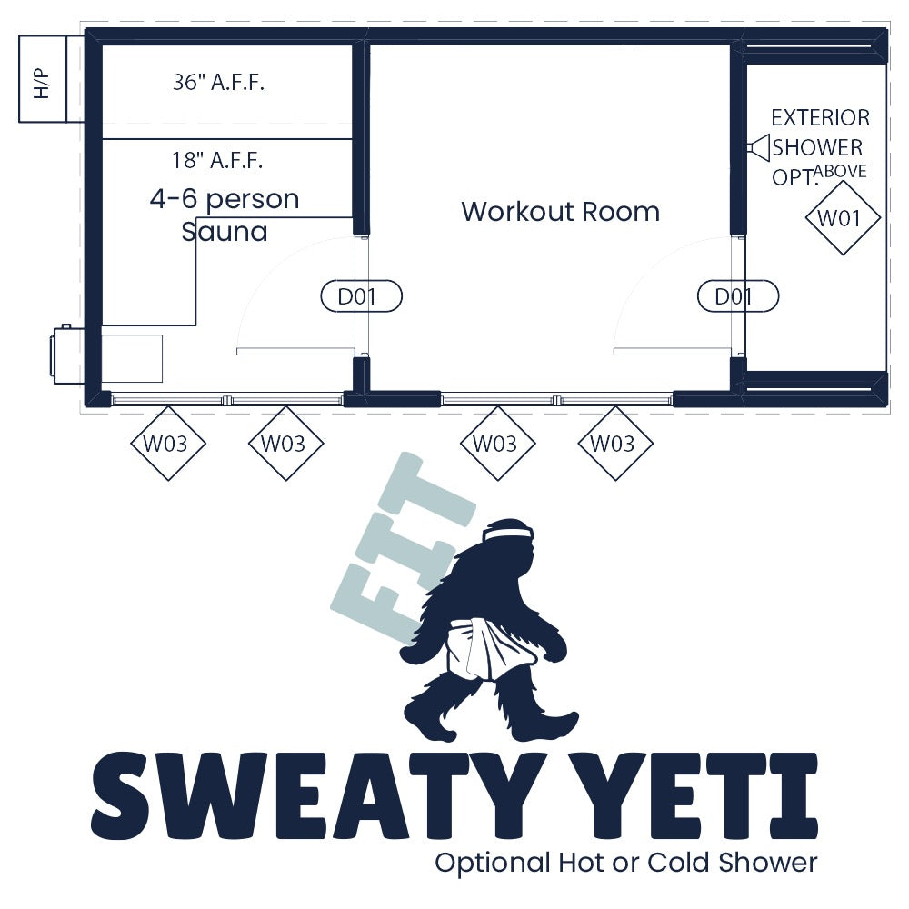 Sweaty Yeti Sauna Fit - official product image 16
