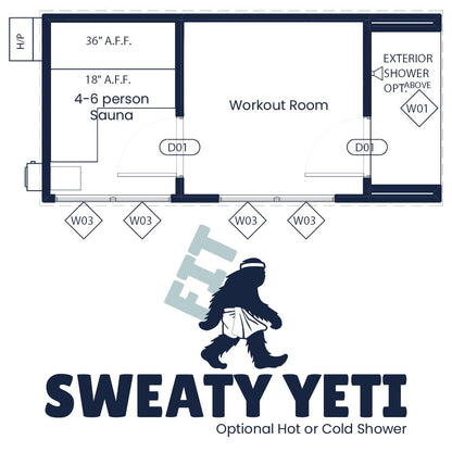 Sweaty Yeti Sauna Fit - official product image 16