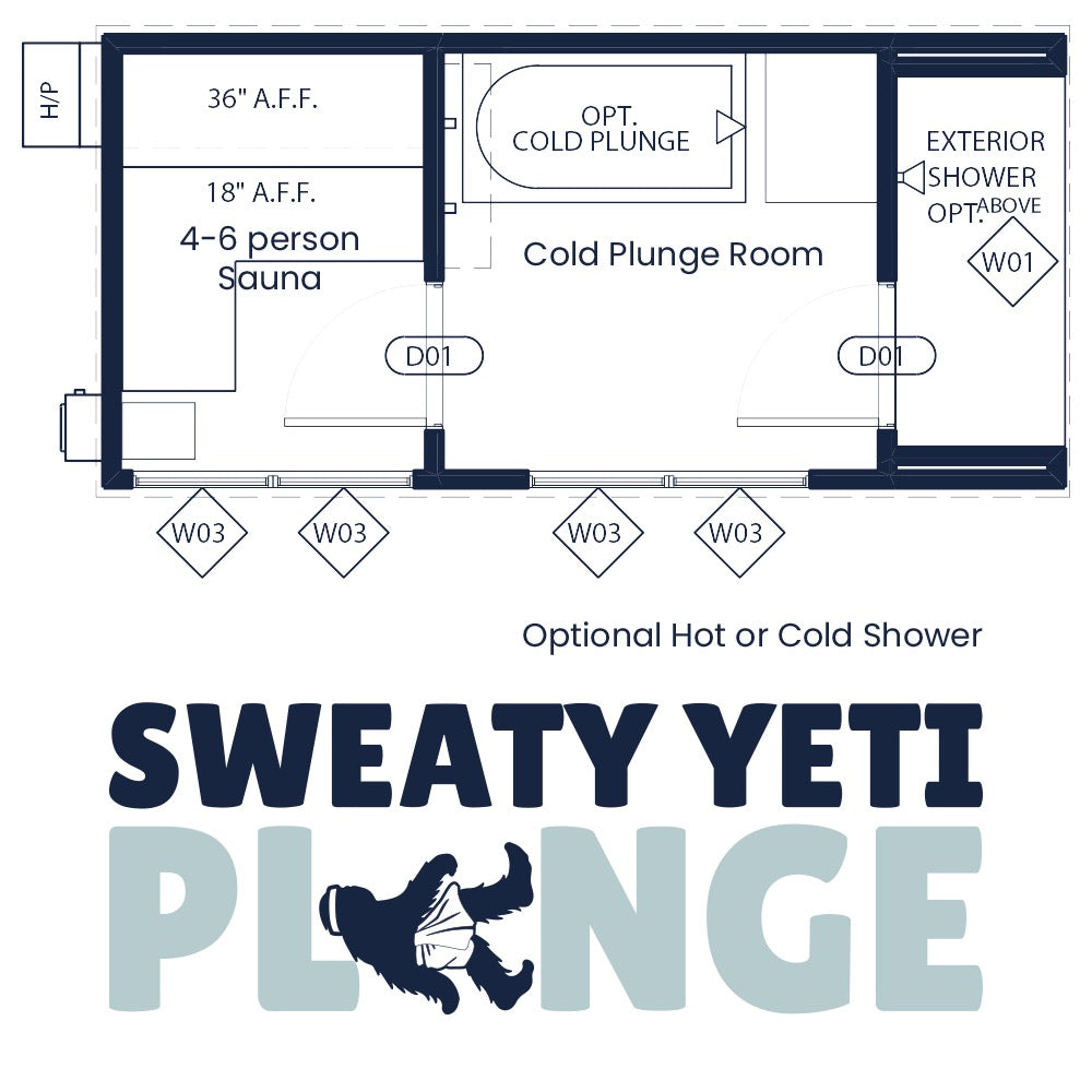 Sweaty Yeti Sauna Plunge - official product image 13
