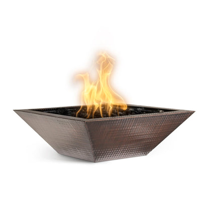 Maya hammered copper gas fire bowl – The Outdoor Plus