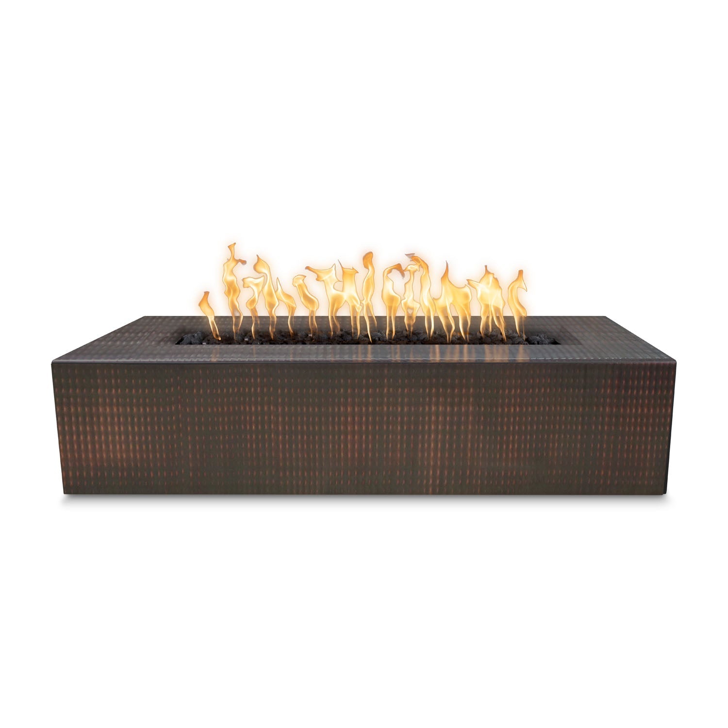 Regal Fire Pit – hammered copper finish detail