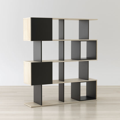 Anderson Teak Alliance Geometric Bookcase with 12 Storage Areas — product image 8 of 8