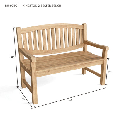 Anderson Teak Kingston 2-Seater Bench — product image 3 of 3
