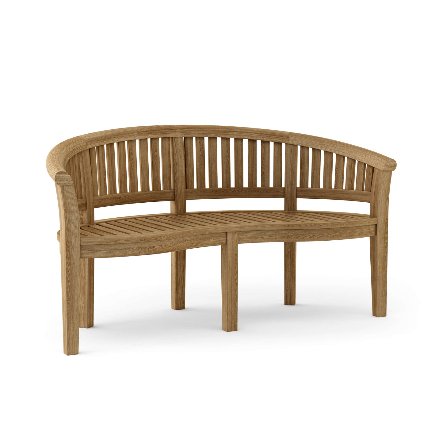 Anderson Teak Curve 3-Seater Bench Extra Thick Wood — product image 1 of 8