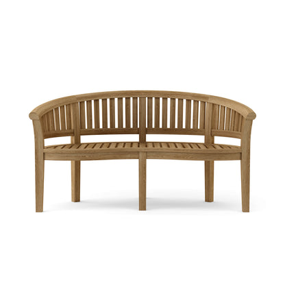 Anderson Teak Curve 3-Seater Bench Extra Thick Wood — product image 2 of 8