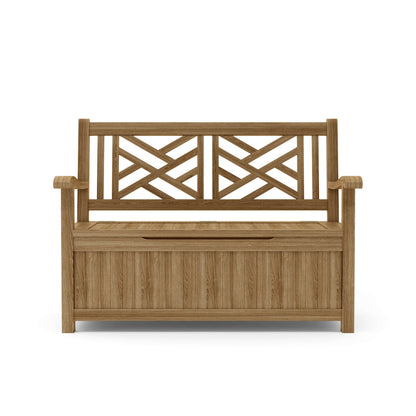 Anderson Teak Vilano Storage Bench — product image 1 of 9