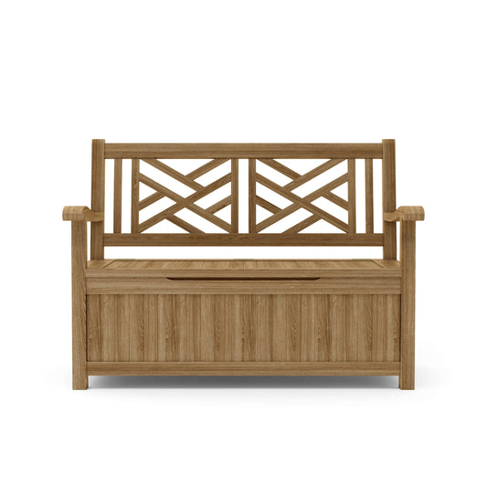 Anderson Teak Vilano Storage Bench — product image 1 of 9