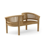 Anderson Teak Curve Love Seat Bench 64 W x 26 D x 32 H