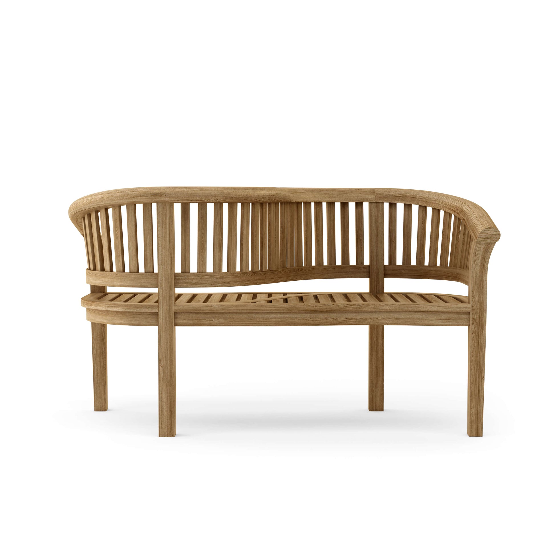 Anderson Teak Curve Love Seat Bench 64 W x 26 D x 32 H — product image 2 of 5