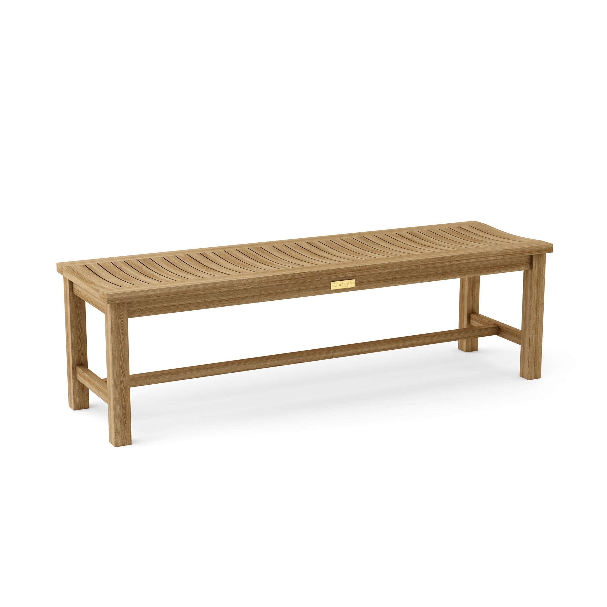 Anderson Teak Madison 59 in Backless Teak Wood Bench — product image 1 of 2