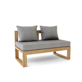 Anderson Teak Straight Modular Deep Seating 2 Seater