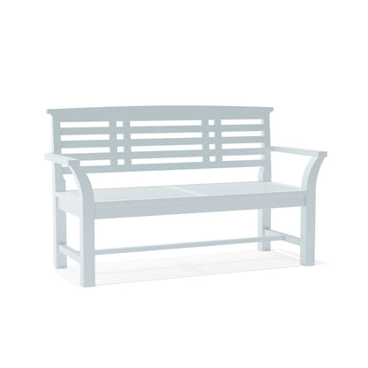 Anderson Teak Sakura 2-Seater Teak Bench in White Finish — product image 4 of 8