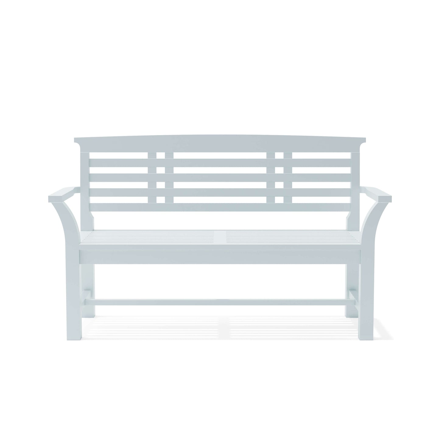 Anderson Teak Sakura 2-Seater Teak Bench in White Finish — product image 5 of 8