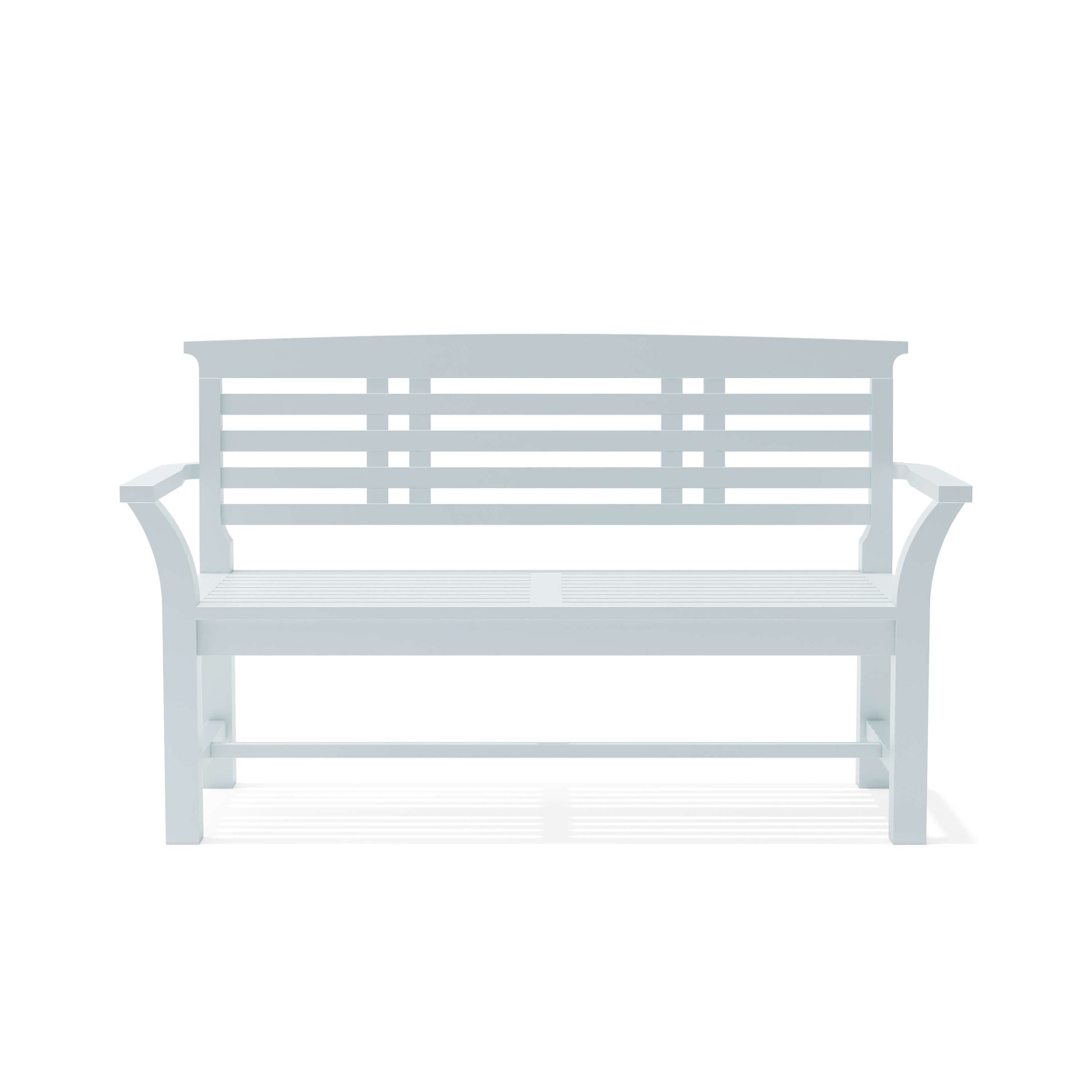 Anderson Teak Sakura 2-Seater Teak Bench in White Finish — product image 5 of 8