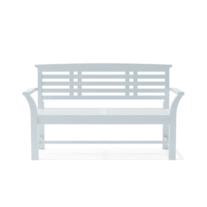 Anderson Teak Sakura 2-Seater Teak Bench in White Finish — product image 5 of 8